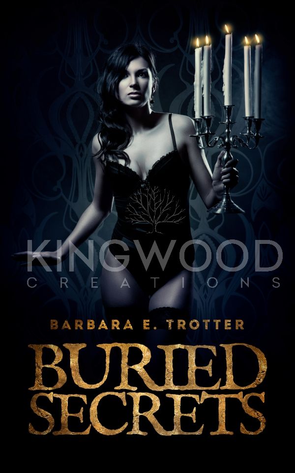 sexy woman on a drk background - - premade cover