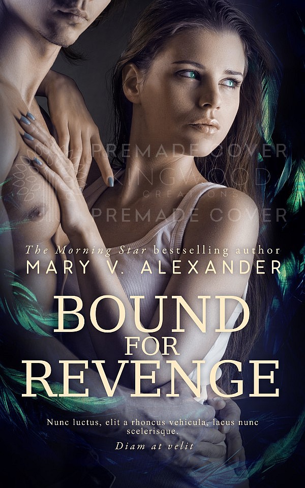 young couple hugging- premade book cover design