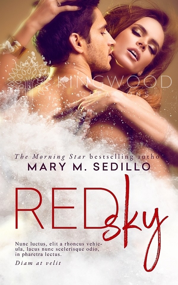 sexy couple in a passionate hug- premade book cover design