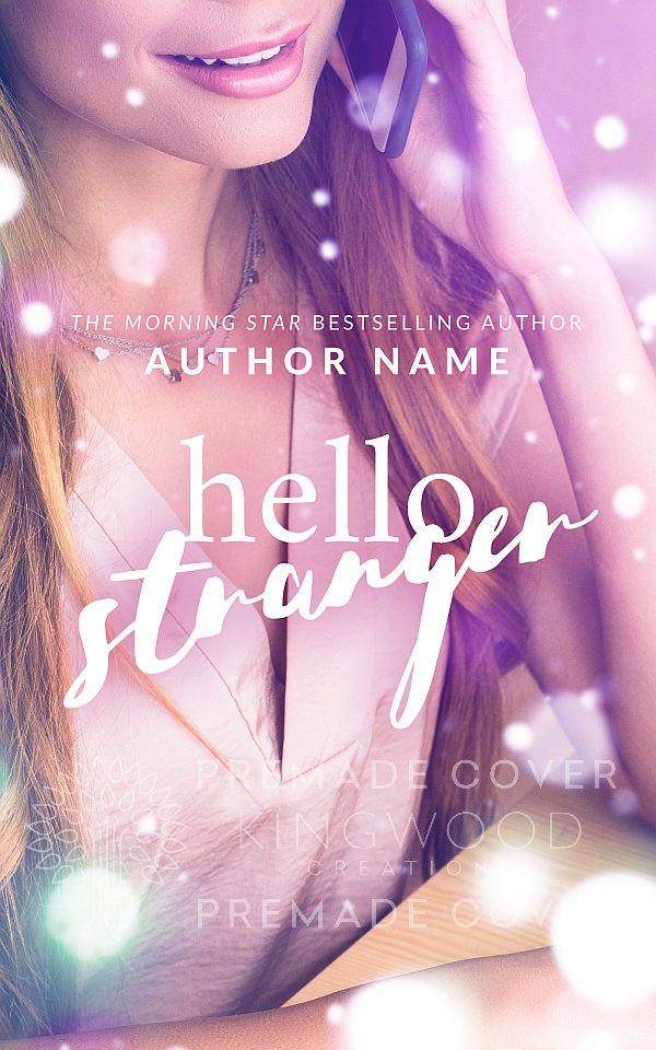 woman talking on the phone and smiling cover design