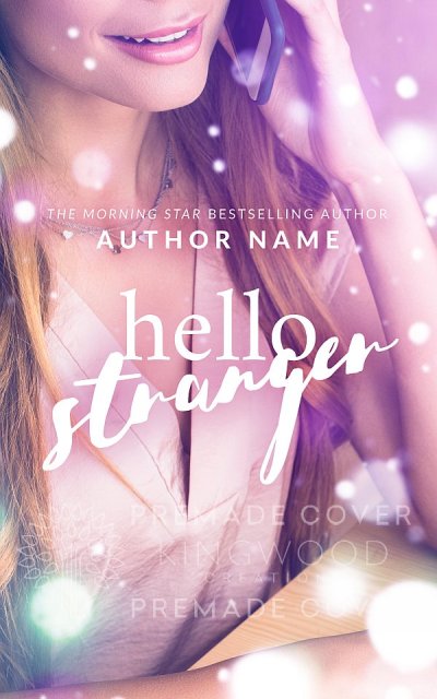 woman talking on the phone and smiling cover design