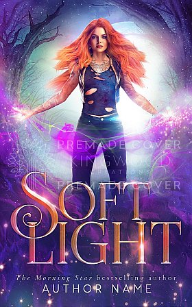 fantasy cover design with woman casting magic