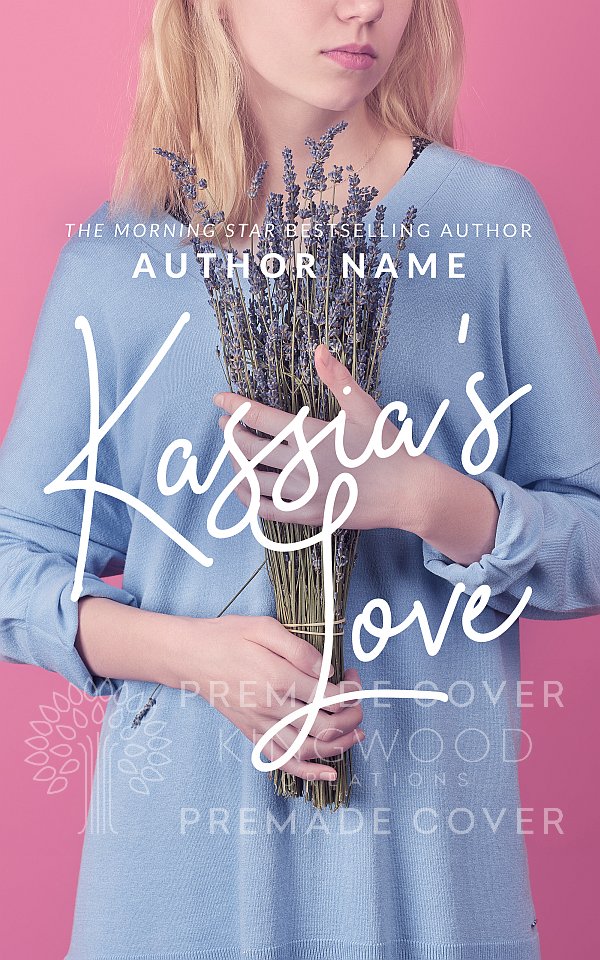 woman dressed in blue holding a bouquet of flowers