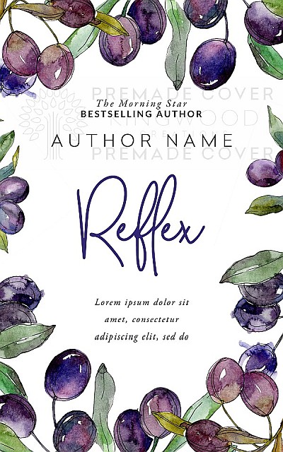 fruit watercolor cover design