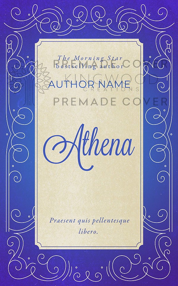 athena historical abstract general premade cover design full 100
