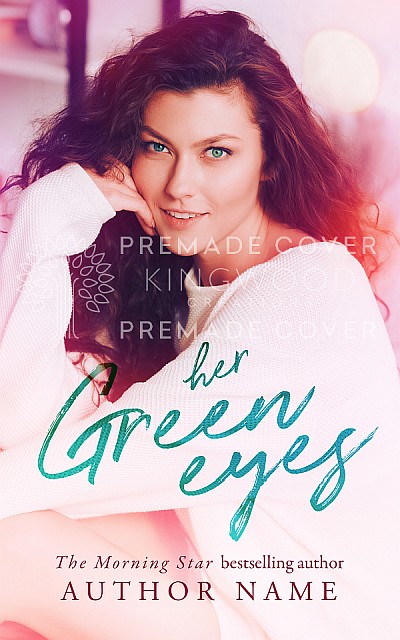 her green eyes premade contemporary romance book cover