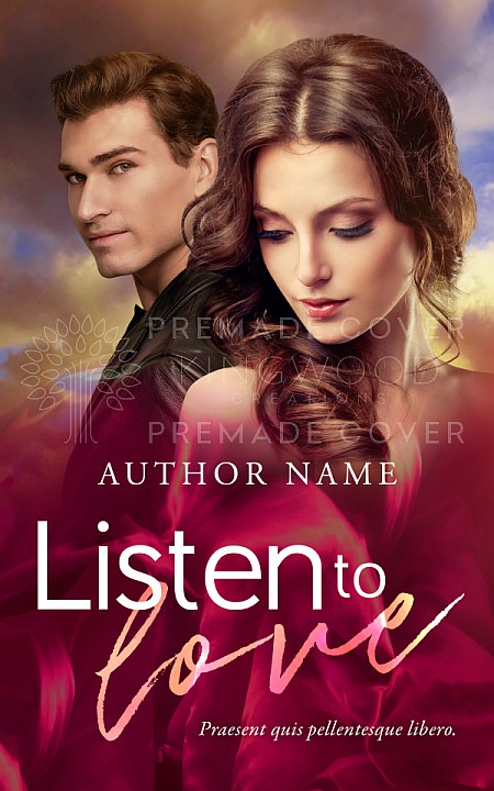 listen to love friends to lovers conetemporary romance premade cover