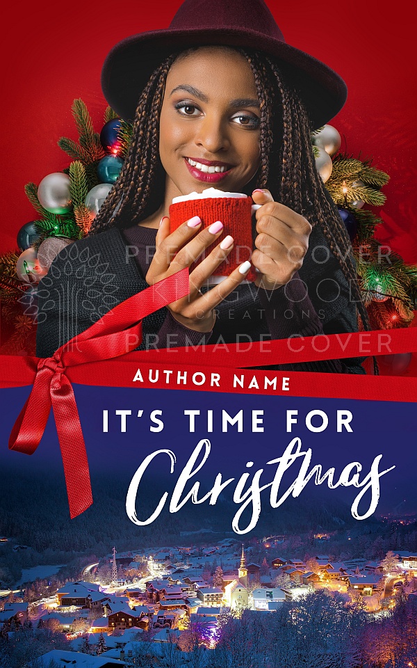 its time for christmas 200 - christmas winter romance premade book cover full