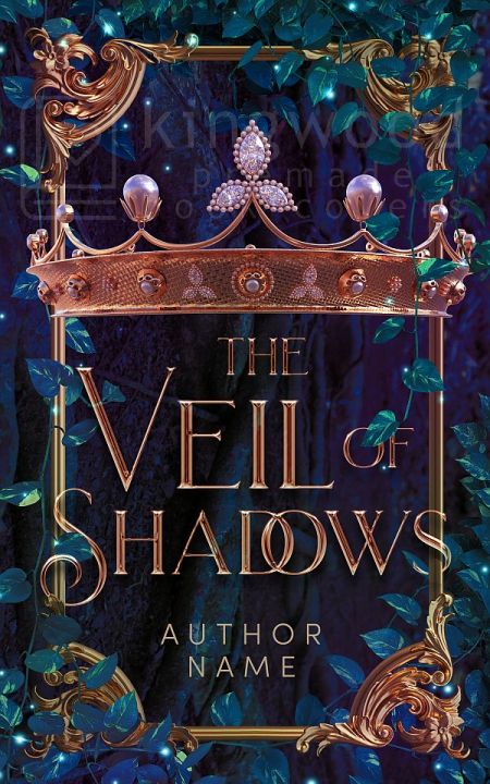 a golden crown with poison ivy around it